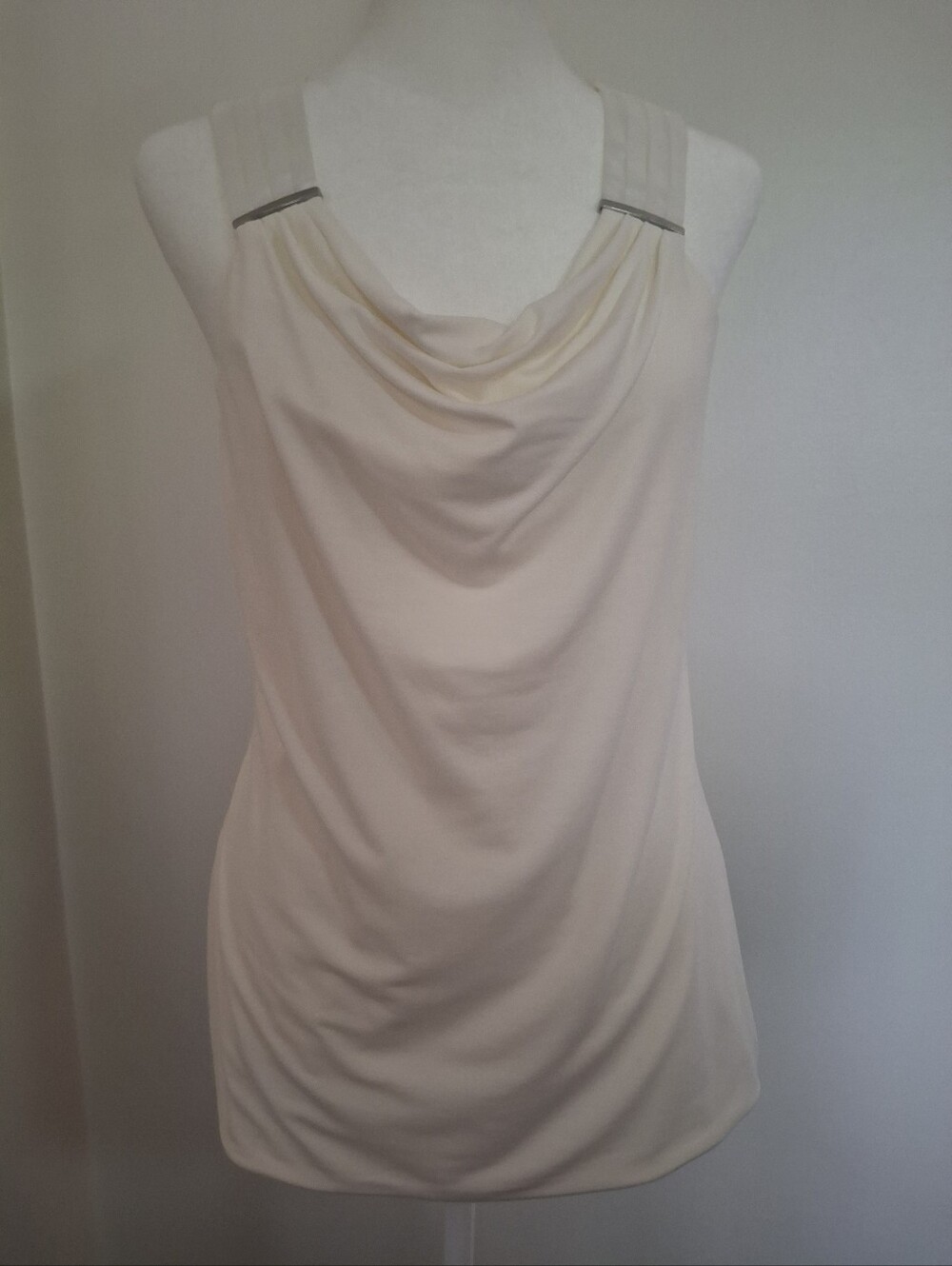 Dressy Evening Top, White, Like New, S
